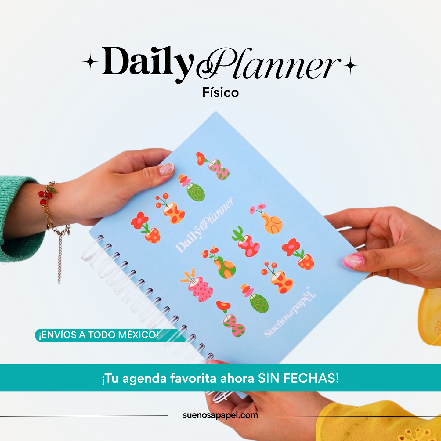 DAILY PLANNER : AGENDA SIN FECHAS