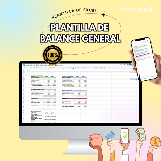 Plantilla Balance General para Negocios - Excel
