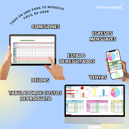 Plantilla Master de Finanzas para Negocios - Excel