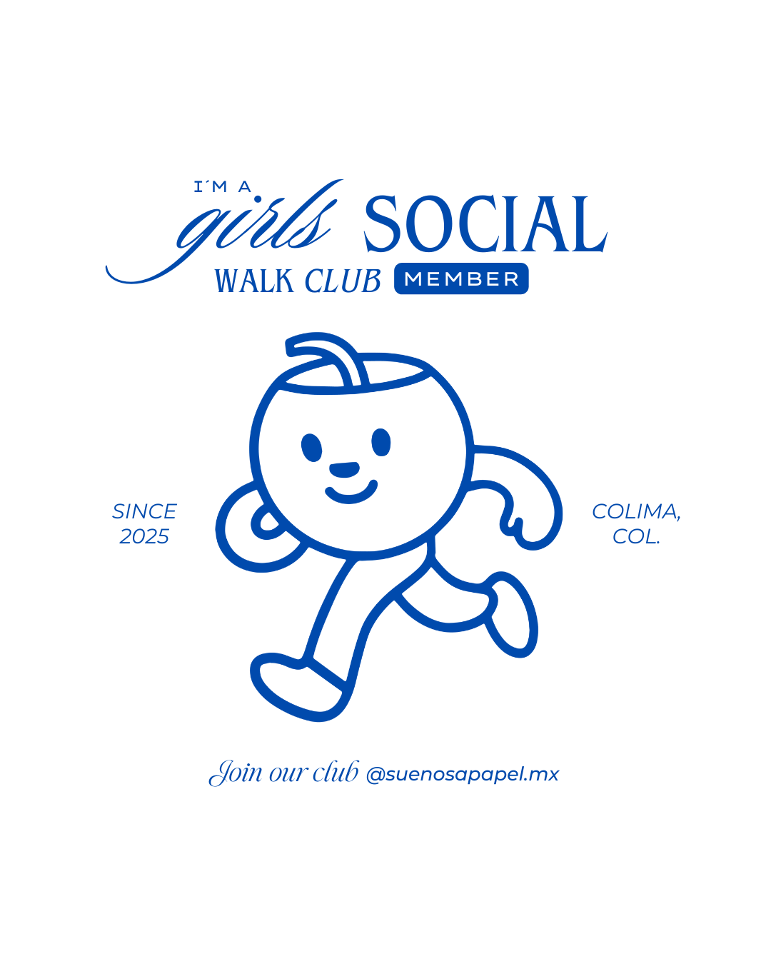 PLAYERA “GIRLS SOCIAL WALK CLUB”