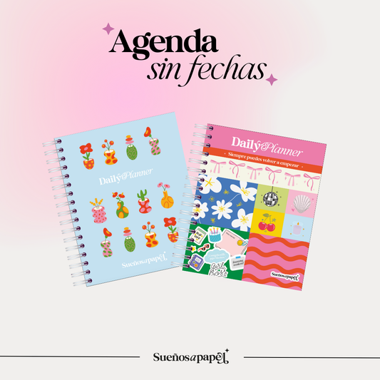 KIT: 2 AGENDAS SIN FECHAS