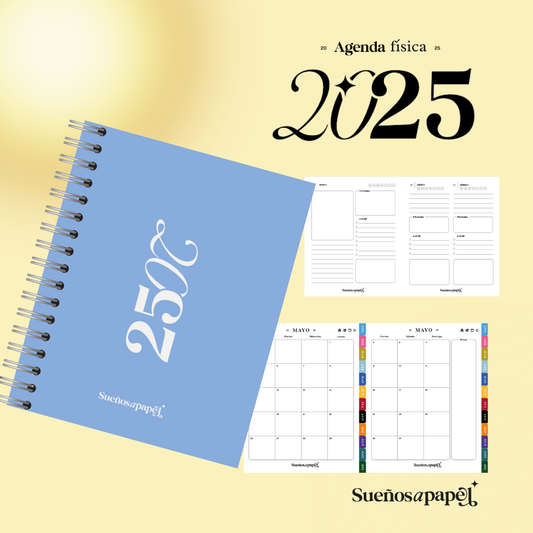 AGENDA 2025 (Color Baby Blue)