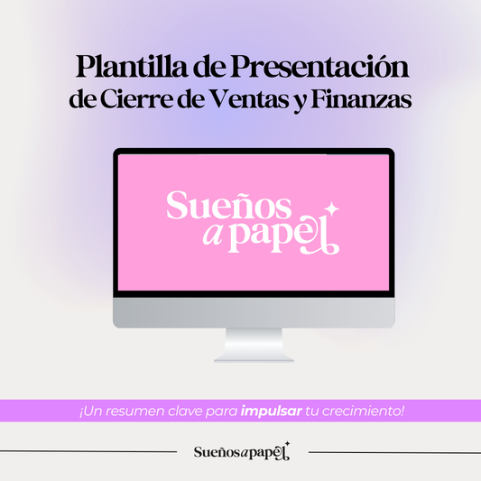 Plantilla de Presentación de Cierre de Ventas y Finanzas