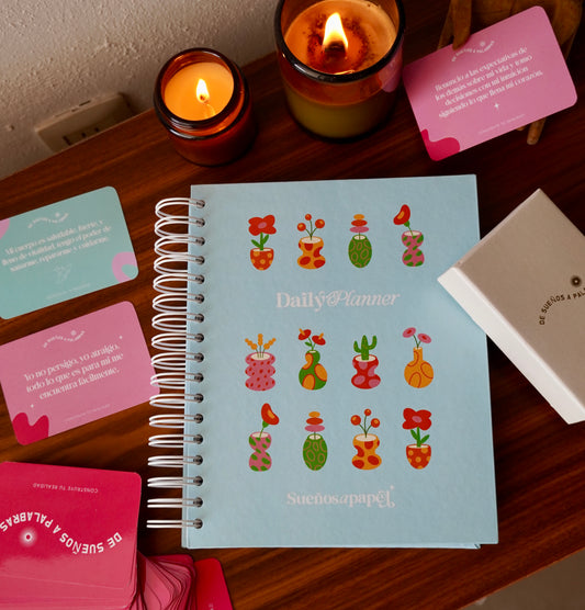 DAILY PLANNER + CARTAS AFIRMACIONES