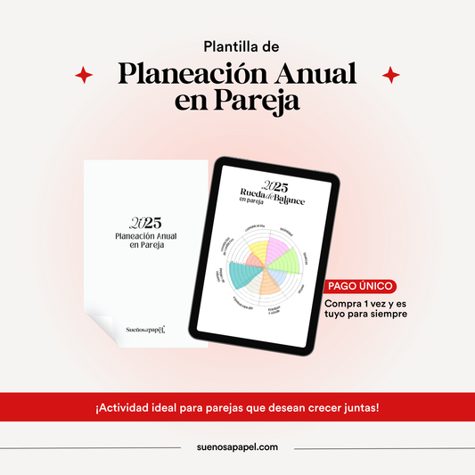 Plantilla Planeación Anual en Pareja 2025