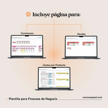 Plantilla Finanzas para Negocios - Excel