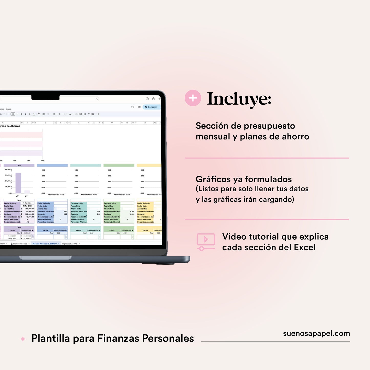 Plantilla para Finanzas Personales - Excel