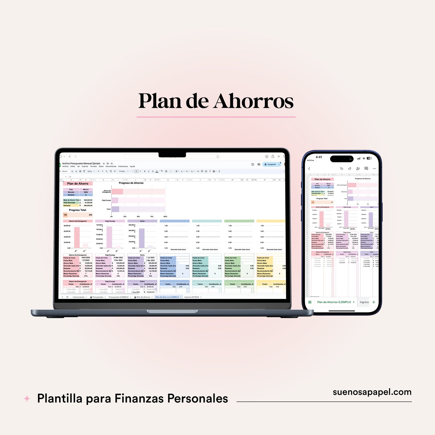 Plantilla para Finanzas Personales - Excel