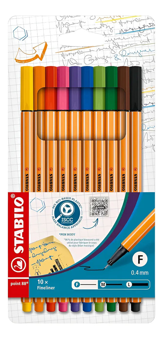 Rotulador Stabilo Point 88 Punta 0.4 Mm
